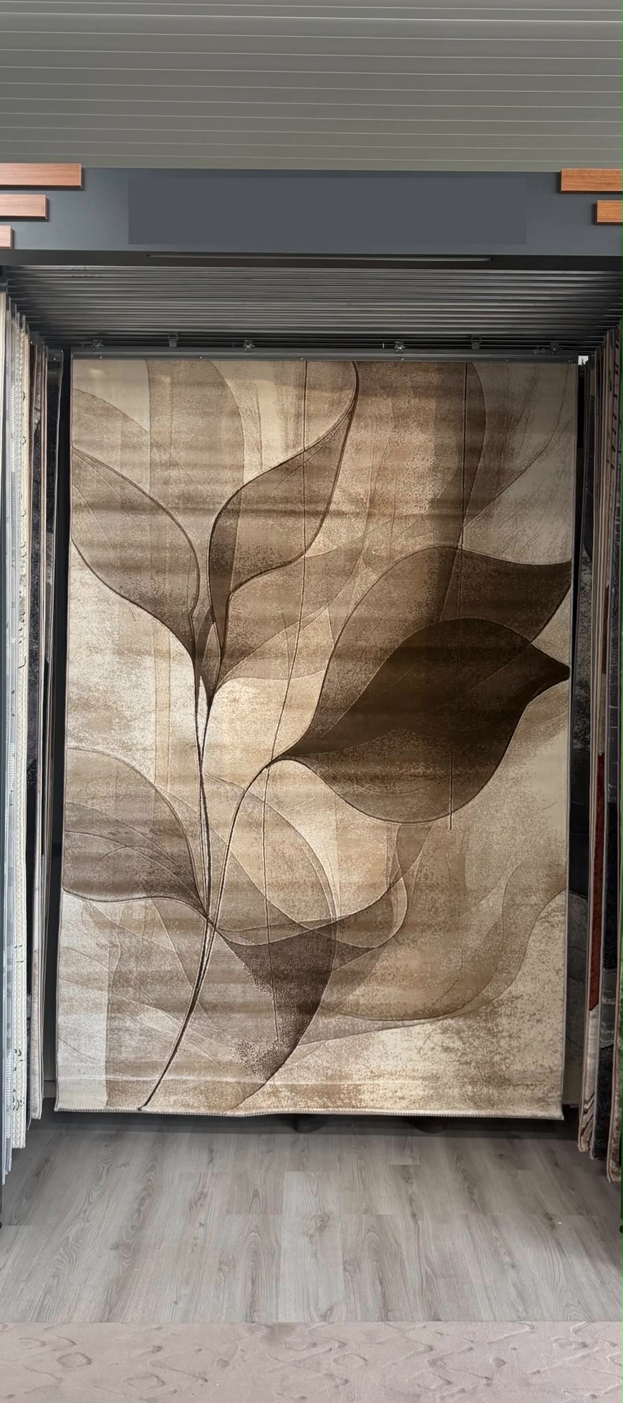 Covor Living Cu Inserții Moderne  Florale Monalisa , Bej/Capucinno