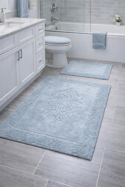 Set 2 Covoare de Baie,Gri