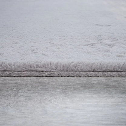 Set 3 Traverse Super Pufoase Tip Rabbit Antiderapante,Gri