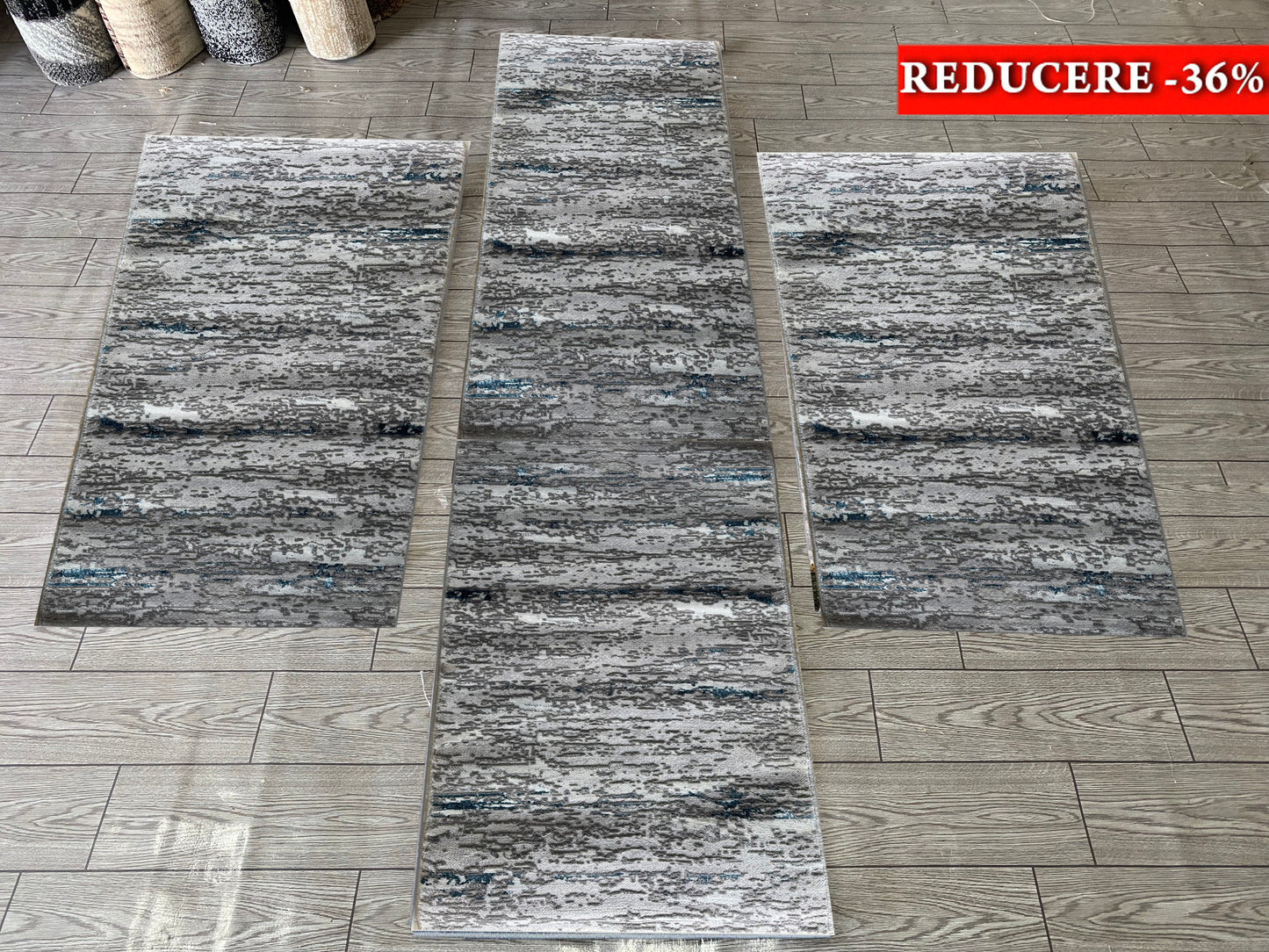 Set 3 Traverse Premium Tip Picasso,Gri/Albastru