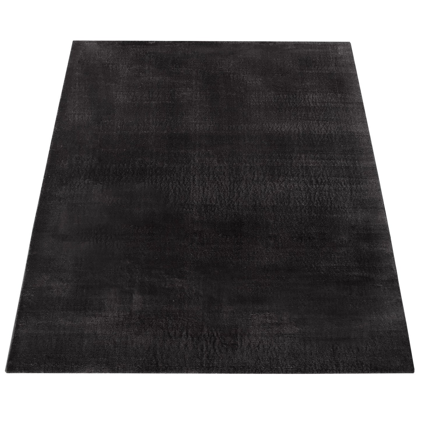 Covor Pufos Pelus,Negru