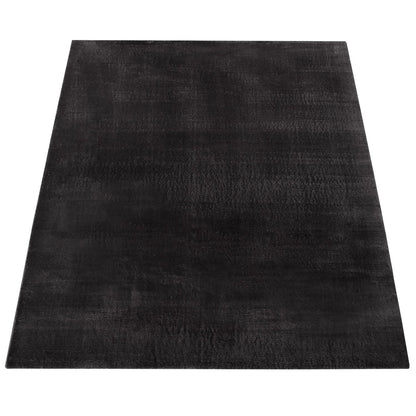 Covor Pufos Pelus,Negru