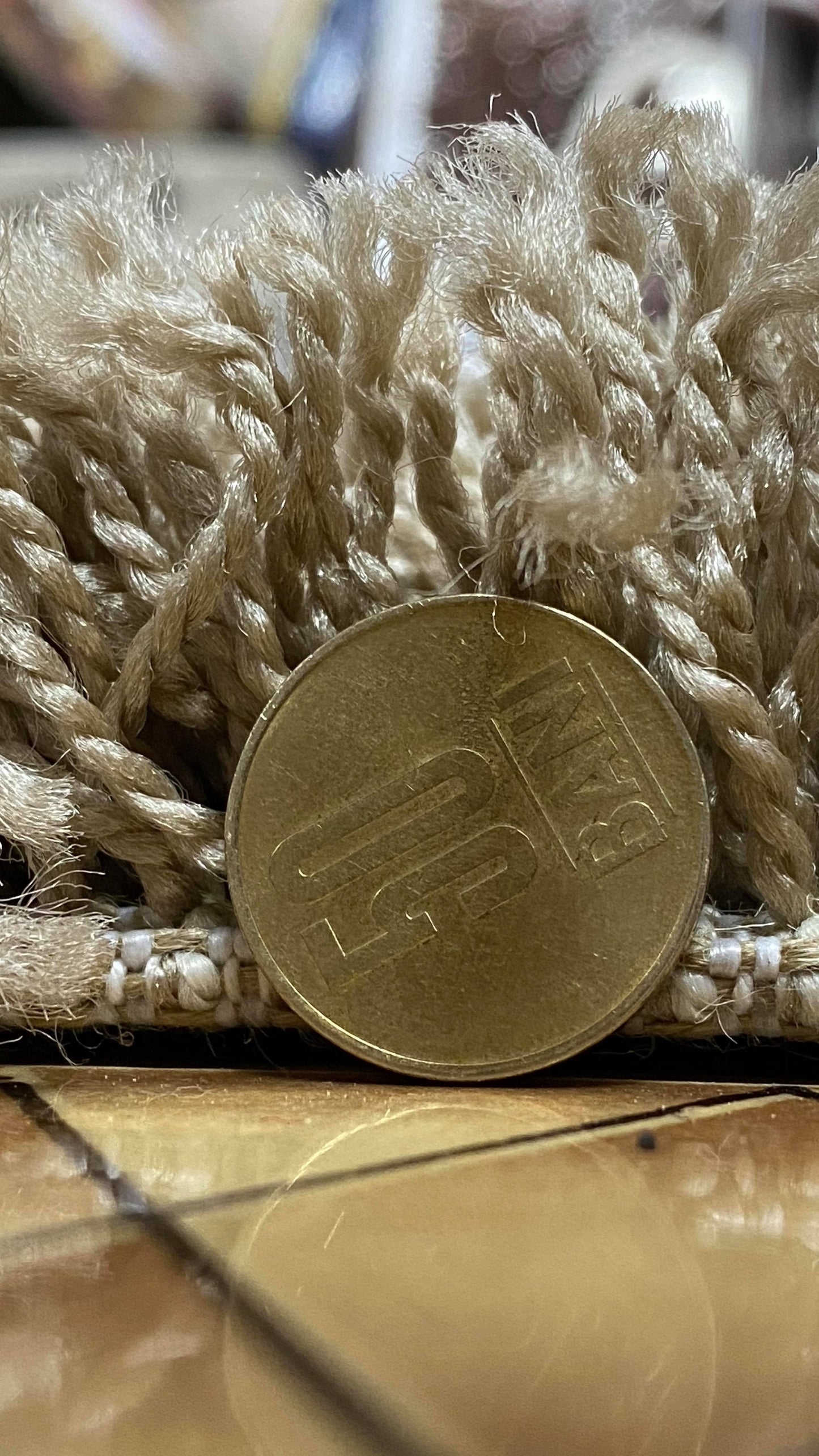 Covor Pufos cu insertii florale tip  shaggy